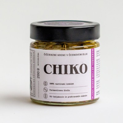 Chiko cubes in oil